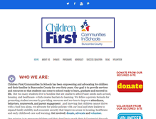 Tablet Screenshot of childrenfirstcisbc.org